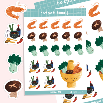 Hotpot Sticker Sheet