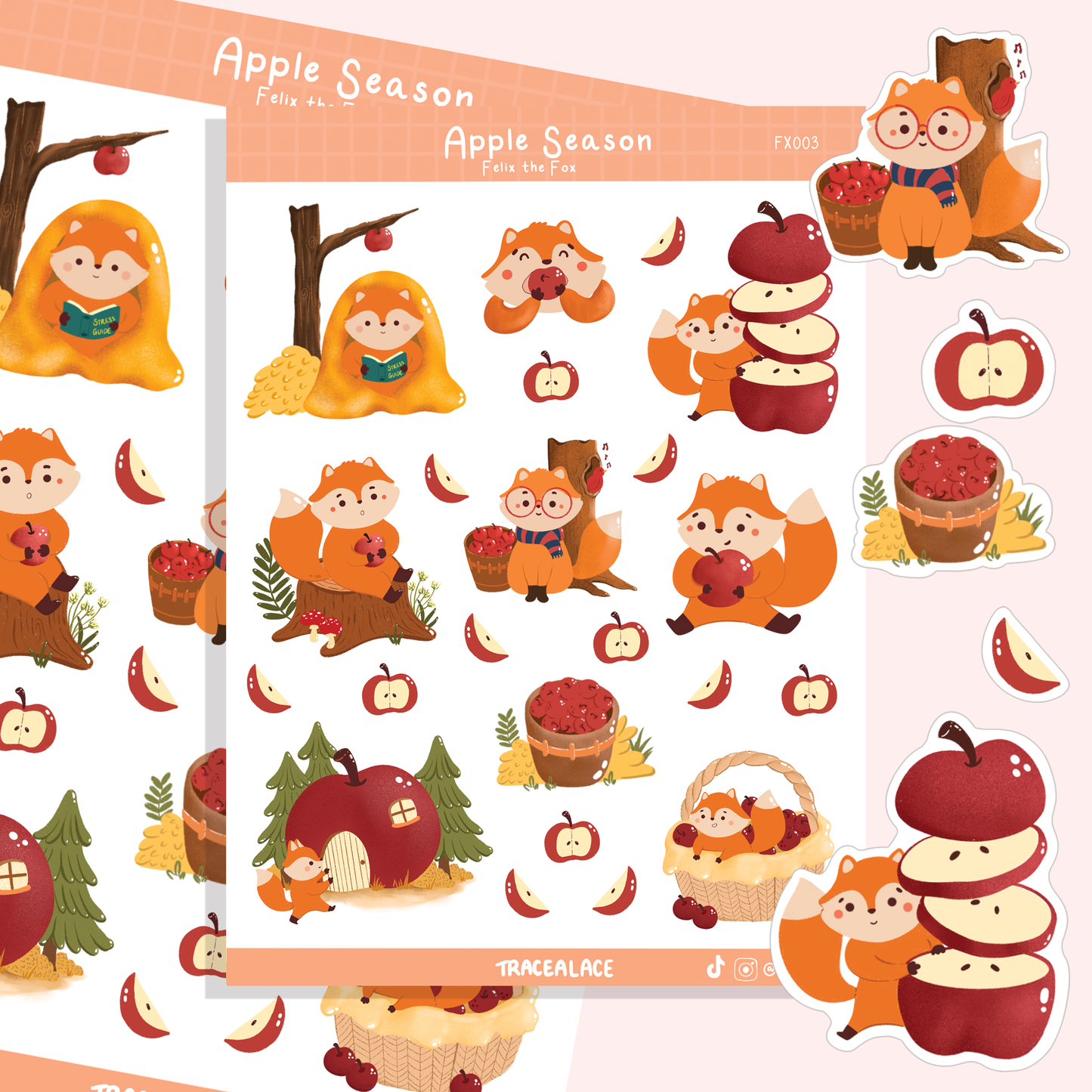 Apple Season Sticker Sheet