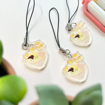 Shiba Ramen Phone Charm