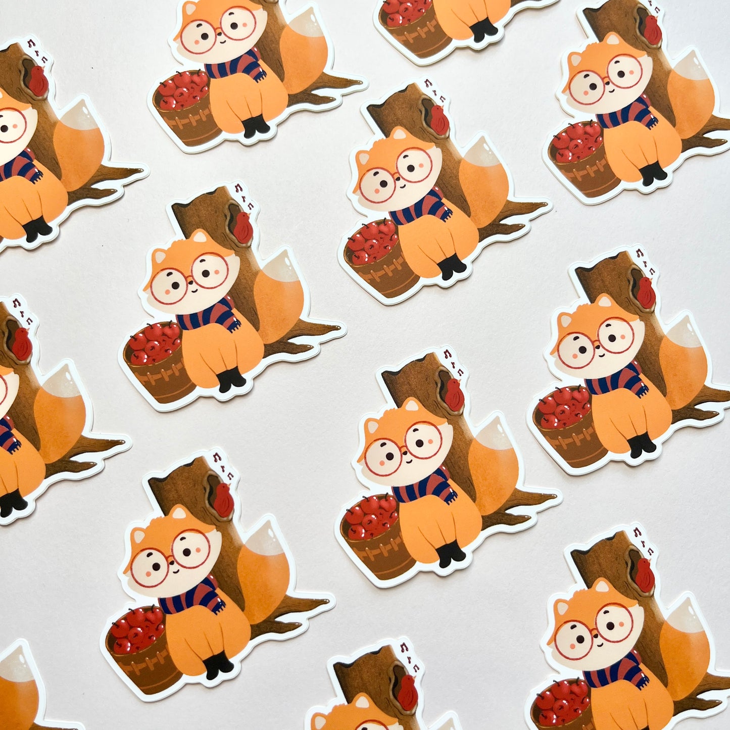 Fall Fox Sticker