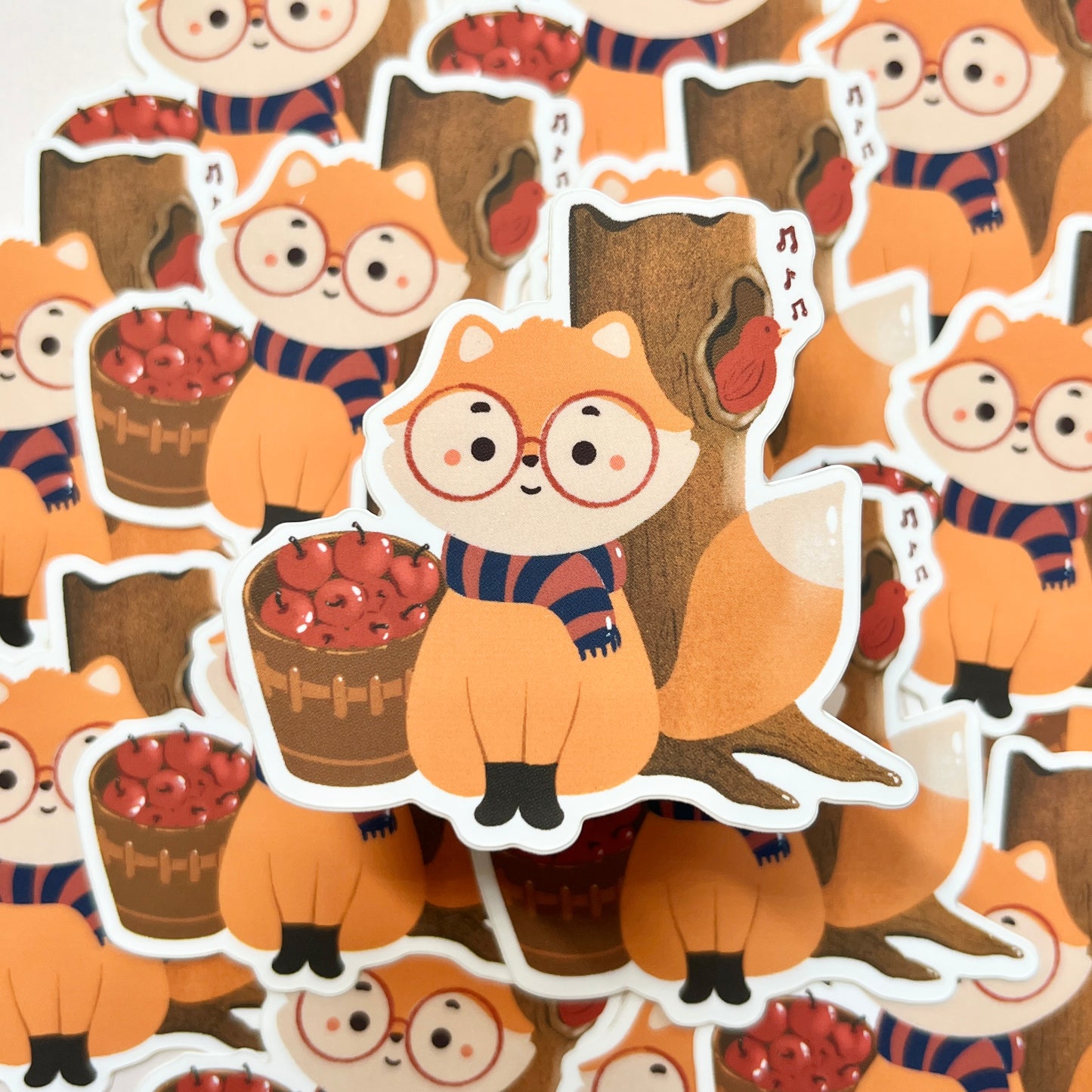 Fall Fox Sticker