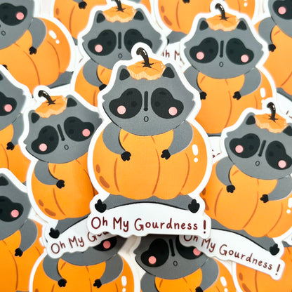 Oh My Gourdness Sticker