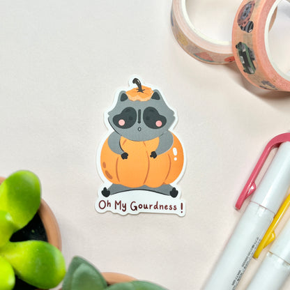 Oh My Gourdness Sticker