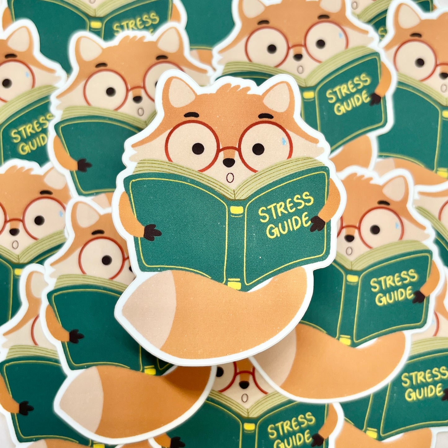 Stress Guide Fox Sticker ( Felix the Fox)