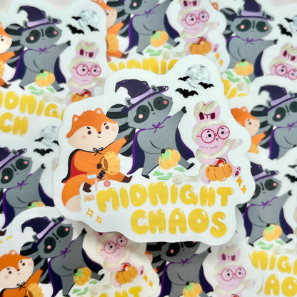 Midnight Chaos Clear Sticker