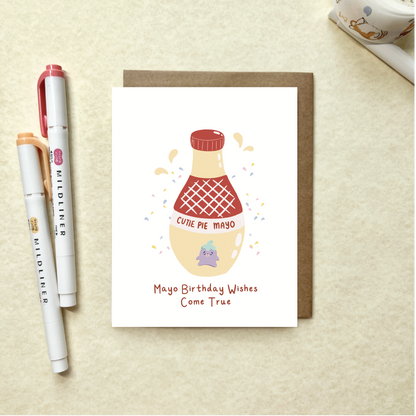 Mayo Your Birthday Wishes Come True Greeting Card