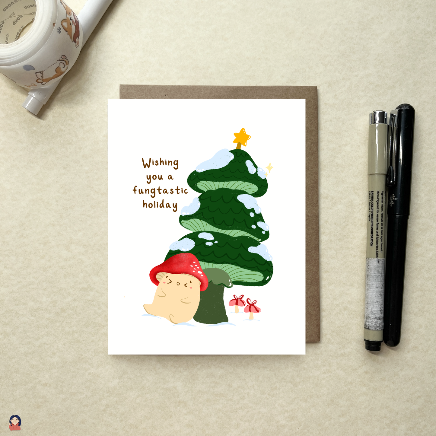 Wishing You a Fungtastic Holiday Christmas Card