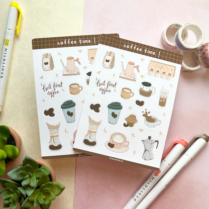 Coffee Time Sticker Sheet