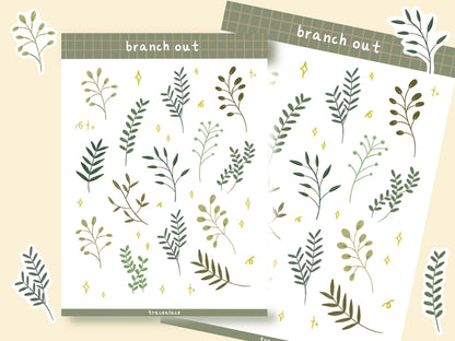 Branch Out Sticker Sheet