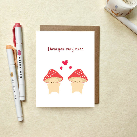 I Love you Very Mush Greeting Card