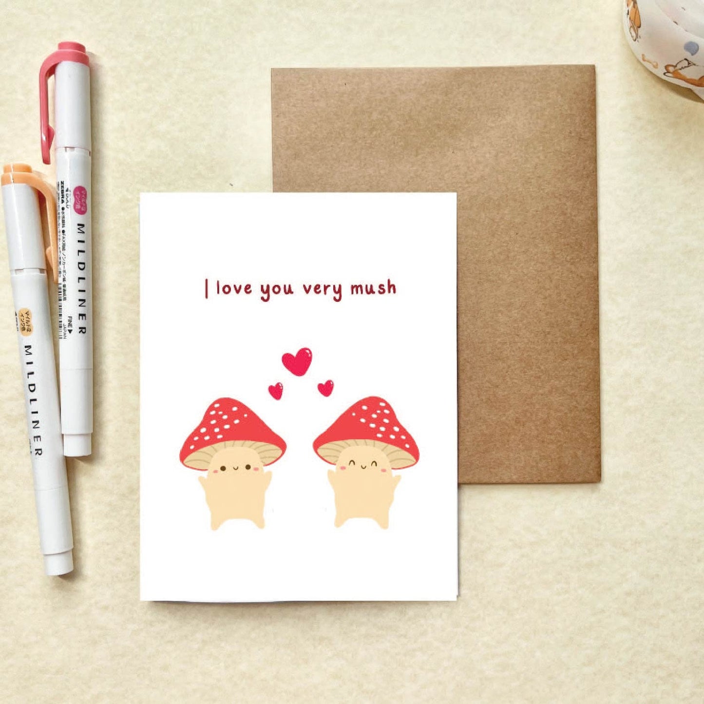 I Love you Very Mush Greeting Card