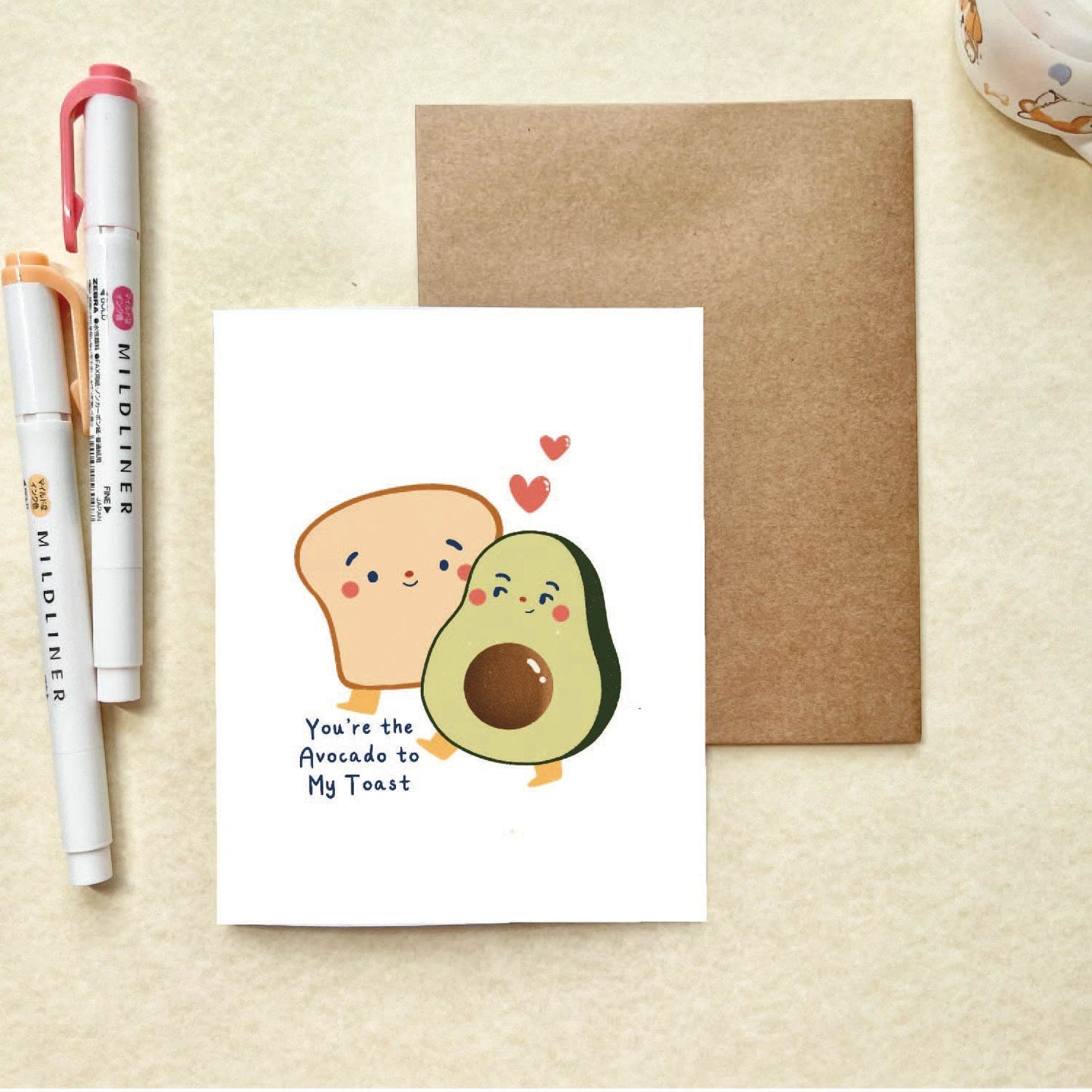 You're My Avocado to My Toast Valentines Day Card