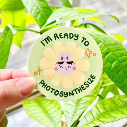 I'm Ready to Photosynthesize Brandi the Bunny Sticker