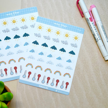 Weather Friends Sticker Sheet