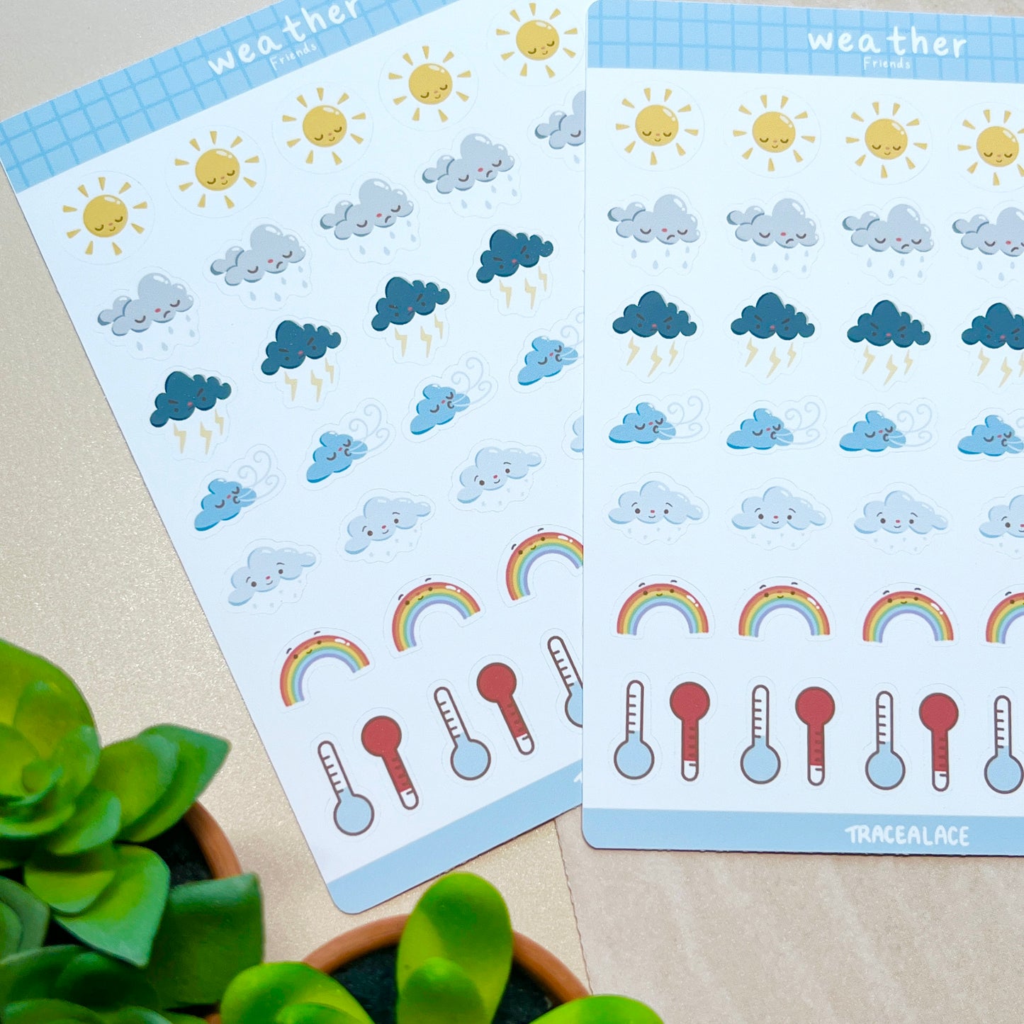 Weather Friends Sticker Sheet