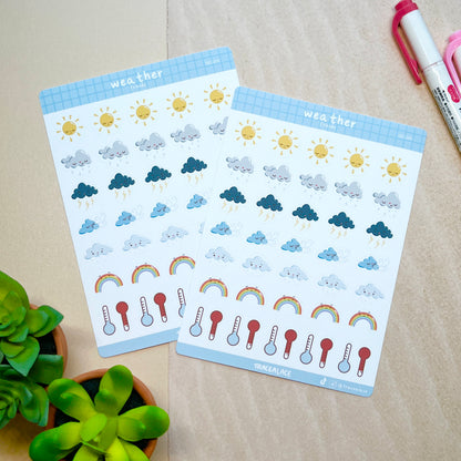 Weather Friends Sticker Sheet