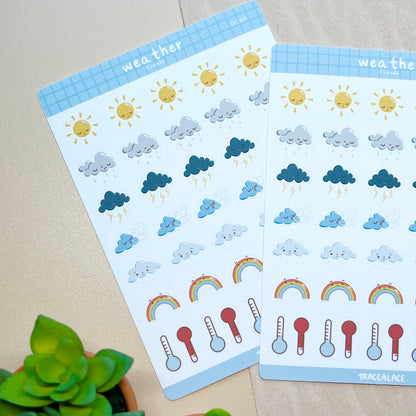 Weather Friends Sticker Sheet